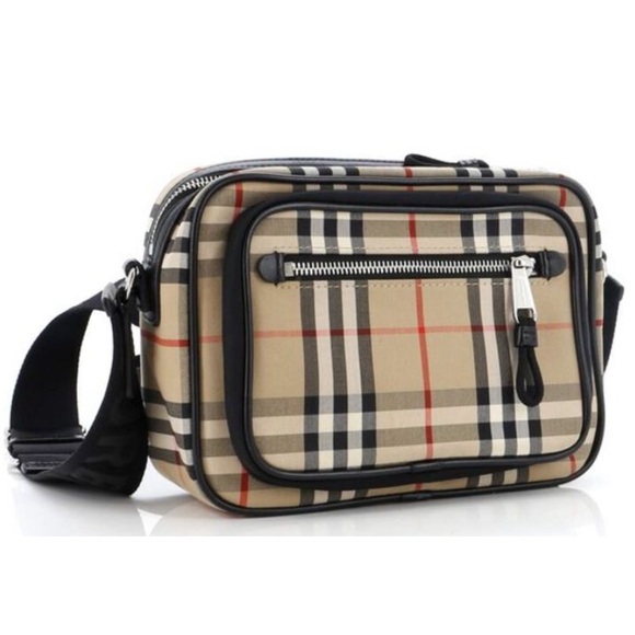 Burberry Vintage Paddy Vintage Check And Leather Crossbody Bag Archive Bag